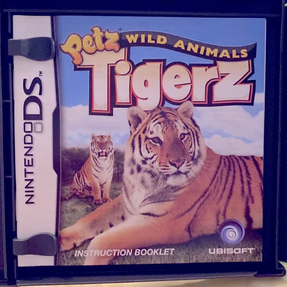 Nintendo DS game Petz Wild Animals Tigerz